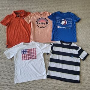 Boy's sz 8 t-shirts & polo bundle